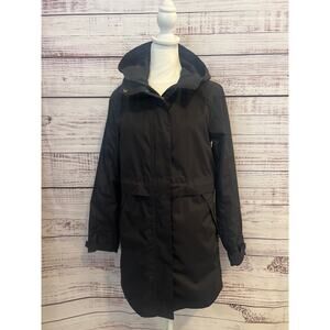 Eddie Bauer Women's Olympia Waterproof
Hooded Stadium Coat Black Size Small